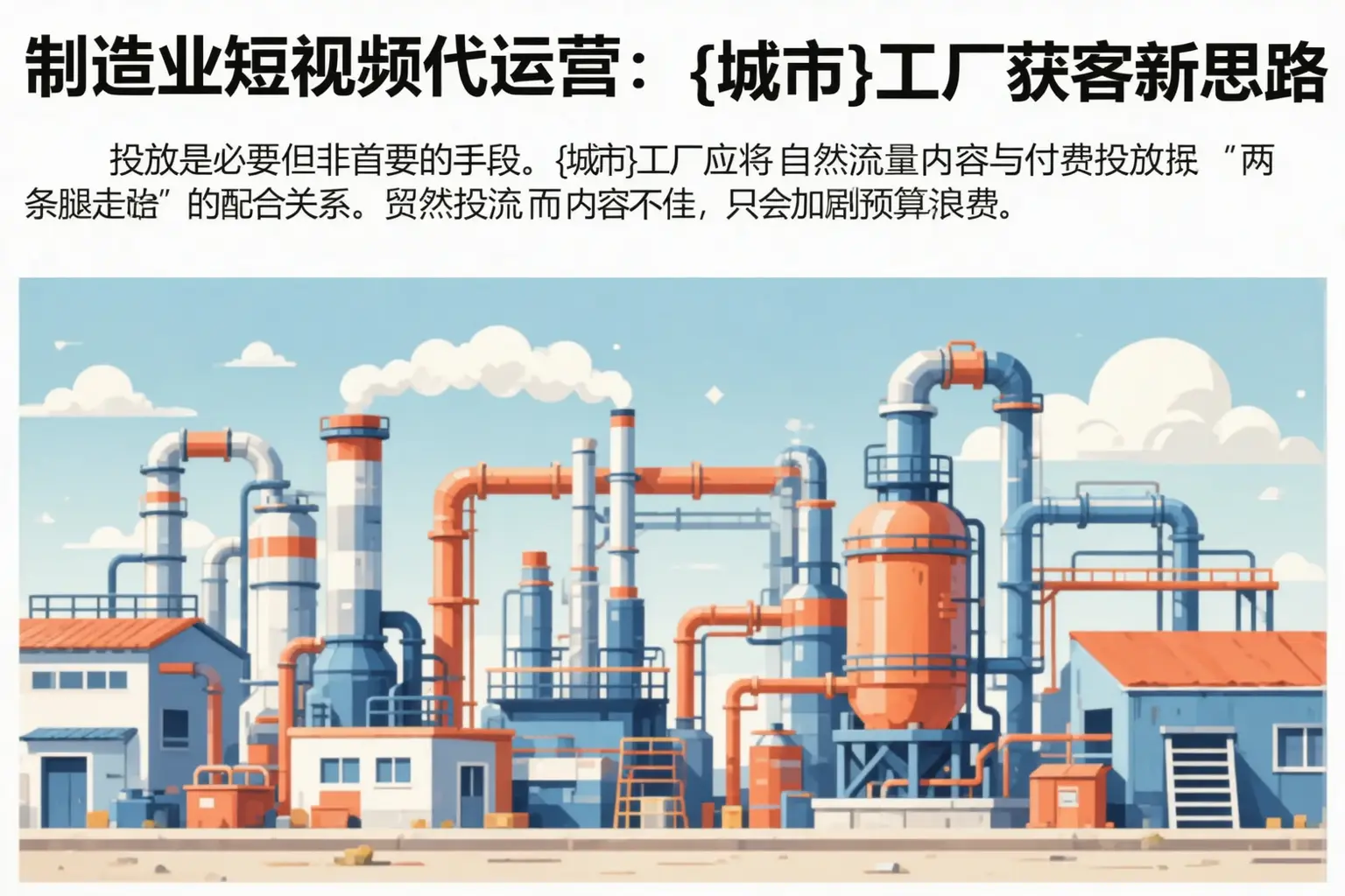 制造业短视频代运营：裕安工厂获客新思路